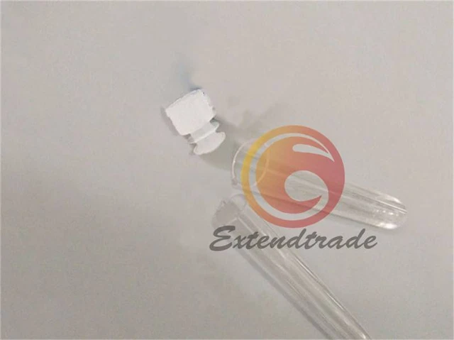 13PC plastic test tubes round bottom tube & push (100mm x 16mm) New