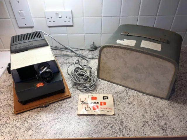 Vintage 1950s Braun Paximat-S Electric 35mm Slide Projector