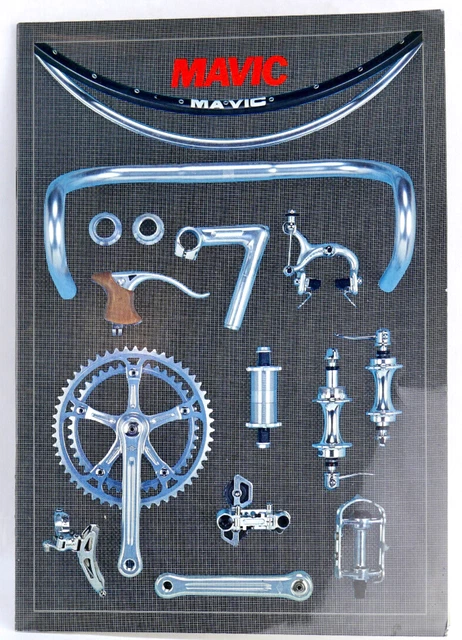 Mavic 1980 Catalog SSC OR10 rims Hubs Brakes BBs 800 derailleurs Bar stems Tools Mavic 1980 Catalog SSC OR10 rims Hubs Brakes BBs 800 derailleurs Bar stems Tools