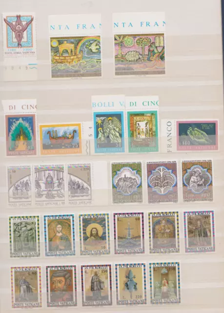 Briefmarken Vatikan jahrgang 1974  komplett postfrisch
