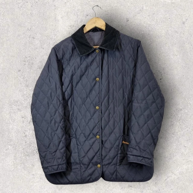 Barbour ladies Eskdale navy blue padded quilted jacket coat UK 16 Barbour ladies Eskdale navy blue padded quilted jacket coat UK 16
