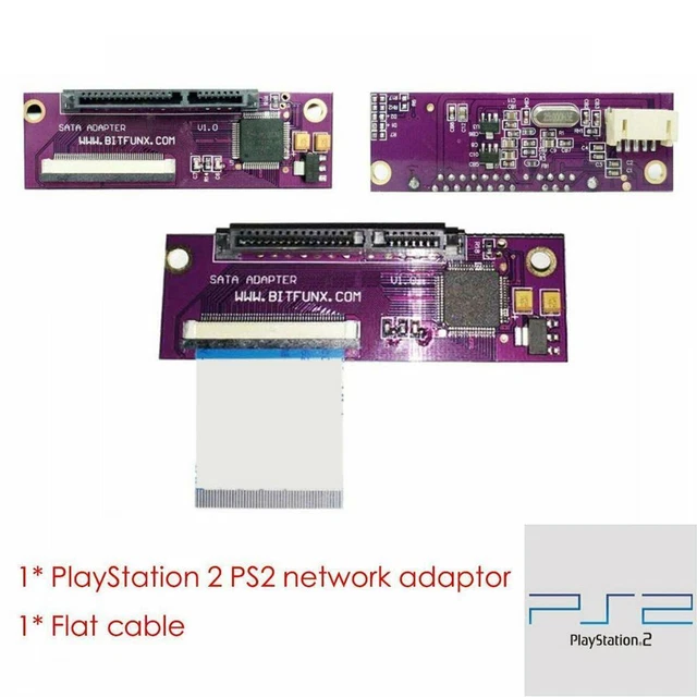 Adaptateur Réseau Sata + Disque Dur Seagate 60 Go Pour PlayStation 2 PS2 Fat