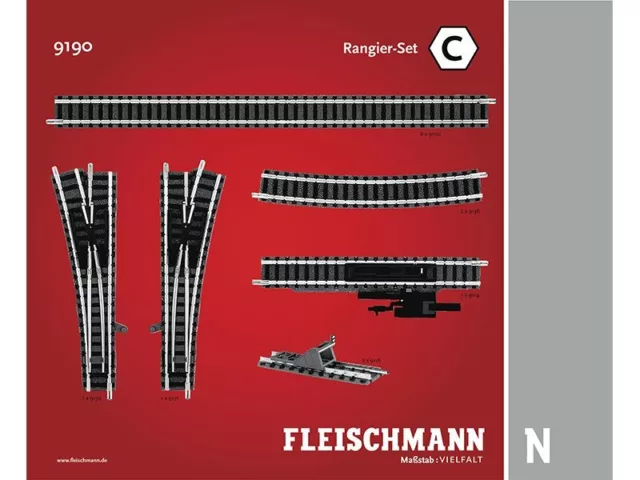 Coffret de rails - Set de triage C - voie Profi N - FLEISCHMANN 9190