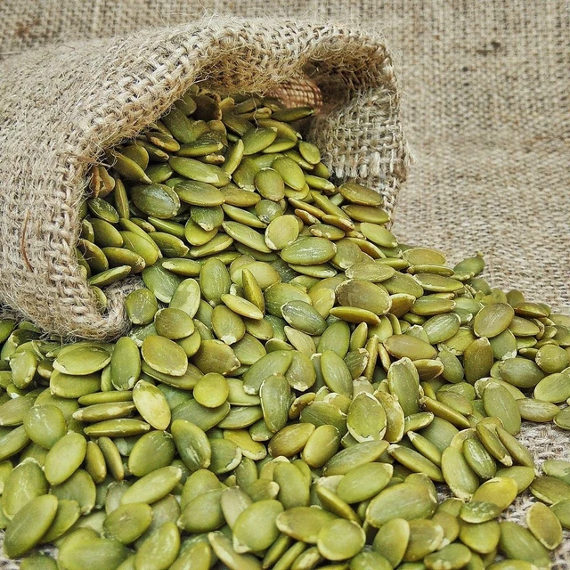 Semi di zucca grezzi biologici di alta qualità pepita non salati