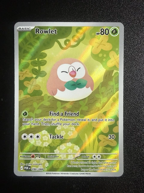 pokemon cards rowlet Pokemon Single Cards - Rowlet 290/SM-P Pokemon main image 0
