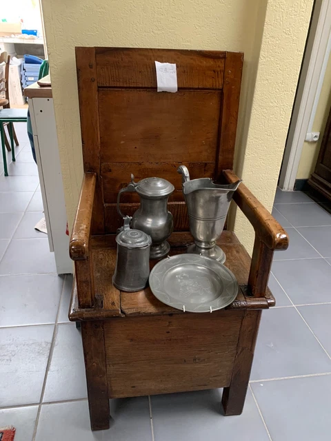 MEUBLE ANCIEN COFFRE A SEMENCES DIT CANTOU 18e TBE RARE EUR 229,50 ...