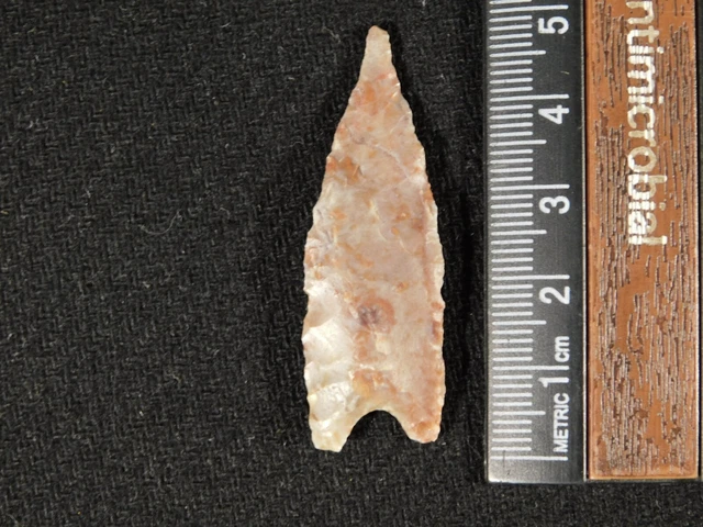 Ancient CONCAVE Base Form Arrowhead or Flint Artifact Niger 3.91