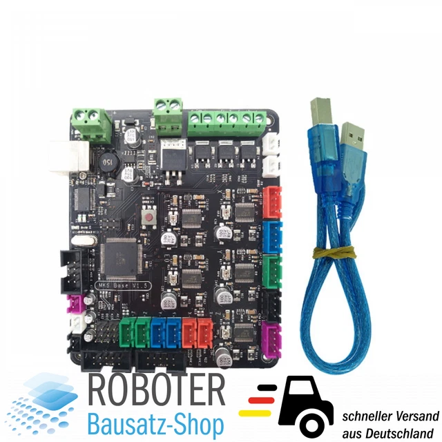 MKS GEN L V1.0 Controller Board Für 3D-Drucker – Integriertes Mega 2560 + Ramps 1.4, 12–24V, Marlin-fähig