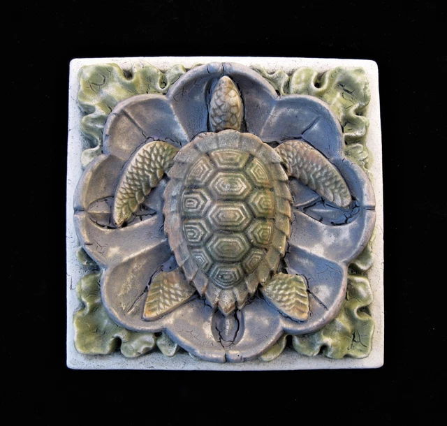 Turtle  Garden Arts & Crafts Gothic Ellison Tile  Zodiac