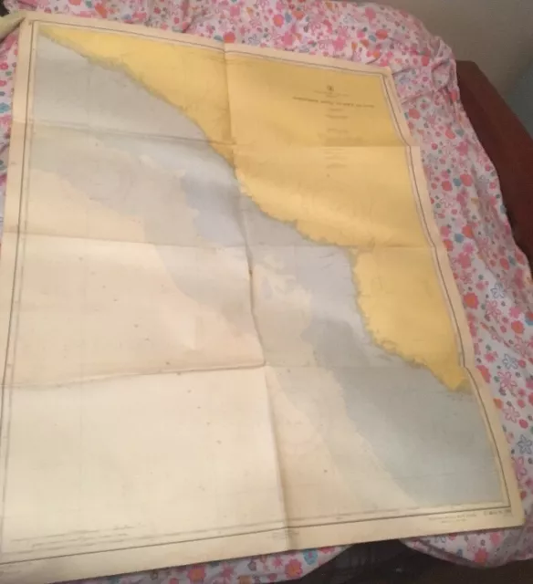 Vtg Nautical Chart: C&GS 1260 Horseshoe point to Rock Islands, FL Gulf Coast
