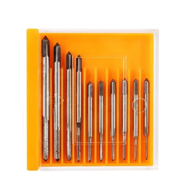 10 Pcs Micro Taps for Clocks and Watches Tapping, Mini Spiral Flute Taps Mach...