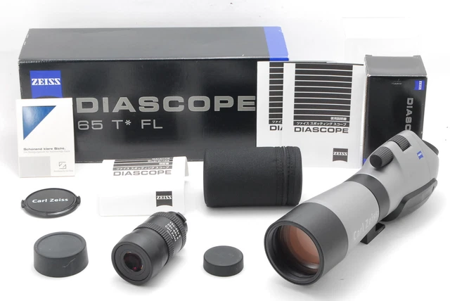 [Mint in Box] ZEISS DIASCOPE 65 T* FL Spotting Scope w/15-45x Zoom Eyepiece 8303