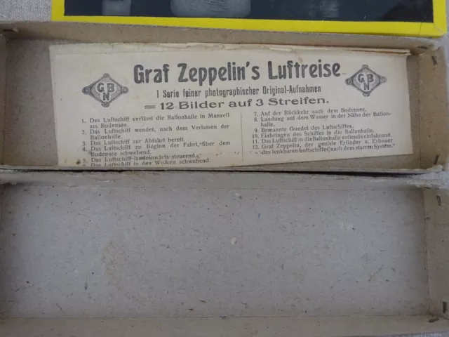 Glasplatten für Laterna Magica Zeppelin