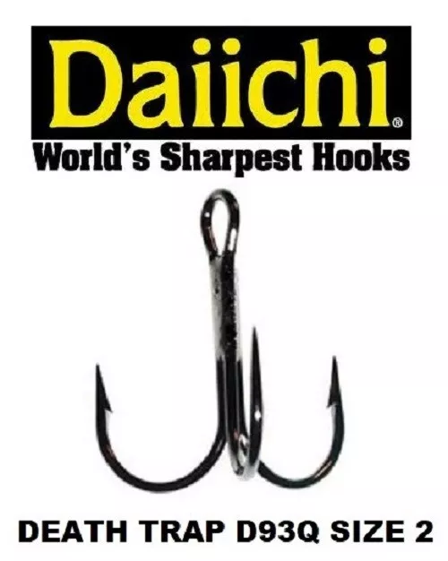 Daiichi 3847 Circle Wide Hooks 1/0 Black