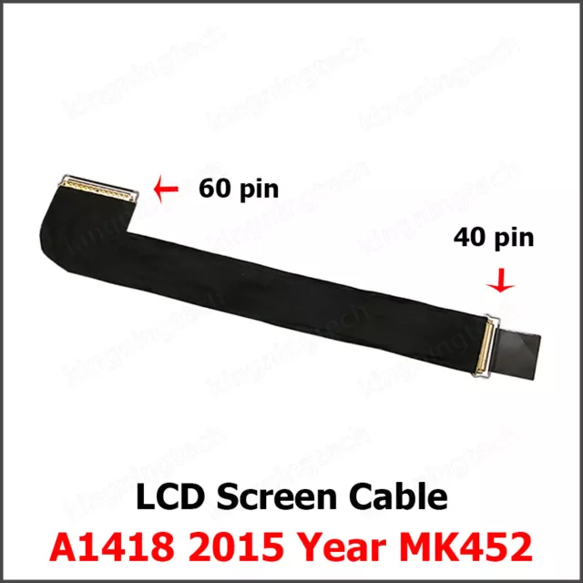 New LCD LED LVDS Display Screen Flex Cable For iMac 21.5" A1418 2015 4K MK452