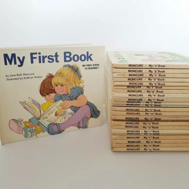 My First Steps To Reading Jane Moncure Vintage Kids Books Full Set 25 A-Z Reader