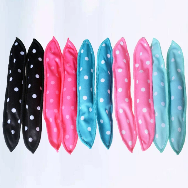 30 piezas de rizadores grandes para niñas para cabello rizado de volumen sin manchas térmicas