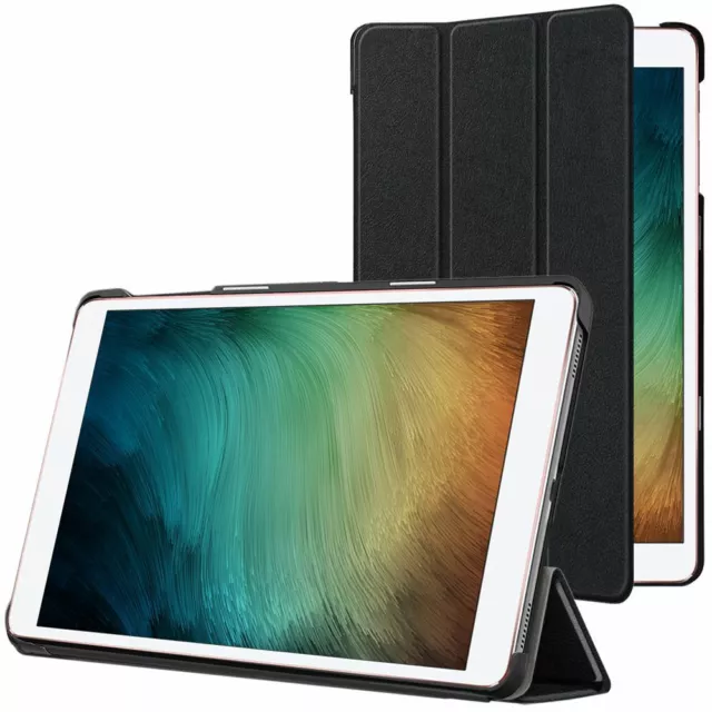 Housse Lenovo Tab M10 FHD PLUS (2e gen) Coque Etui veille auto PU SmartCase Noir