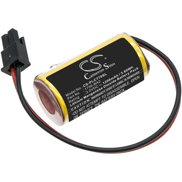 Akku Batería 1200mAh für Allen Bradley ControlLogix 5564 Battery Batterie