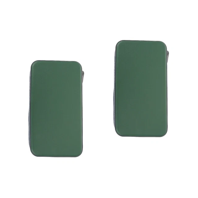2 Pack Portable Wallet Binder Storage Wallet CD Storage Bag Zipper Wallet Pouch
