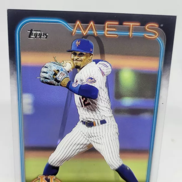 2024 TOPPS SERIES 2 Francisco Lindor SSP ACÉTATE 4/10 CLAIR