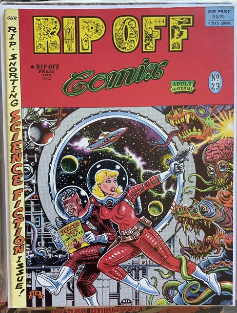 Rip Off Comix No.23 Gilbert Shelton Sci-Fi Edition 1989 Adult 8.5