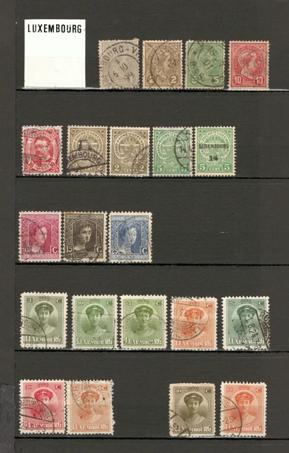 Luxembourg – Lot De 100 Timbres Divers Pour Collectionneurs – Qualité Prophila, Idéal Débutants & Passionnés