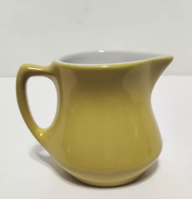 Shenango China Restaurant Ware Yellow Creamer 3" Interpace Vintage USA