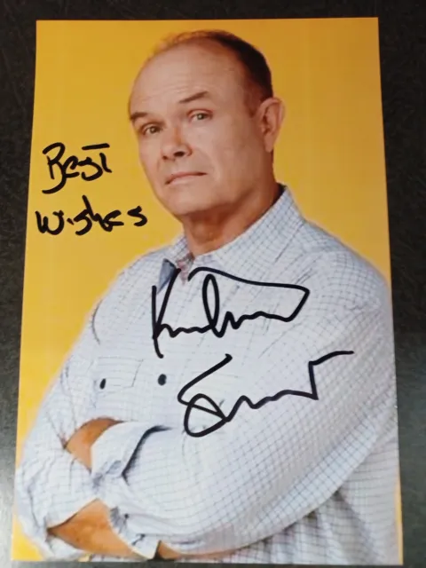 KURTWOOD SMITH As RED Hand Signed Autograph 4X6 Photo - ACTOR - THAT 70'S SHOW