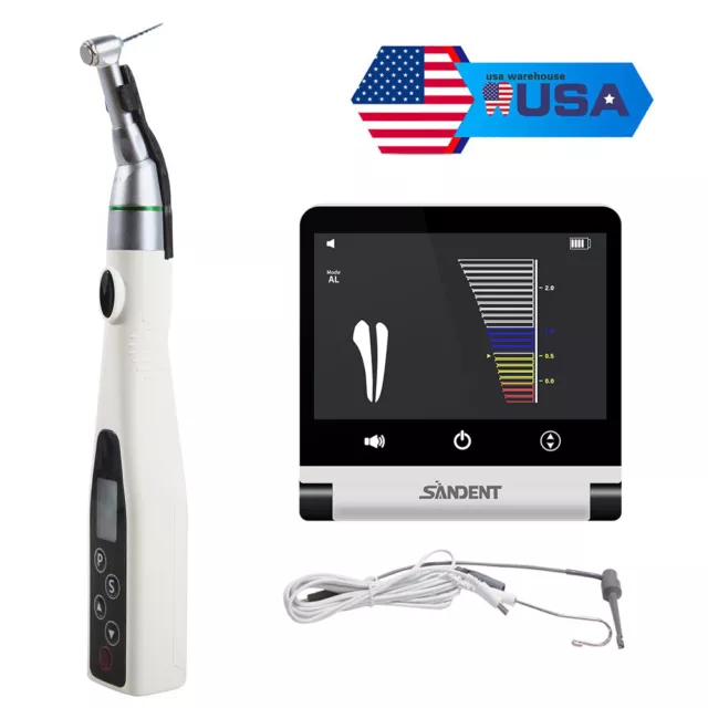 Woodpecker Dental Wireless LED Endo Motor 16:1 Contra Angle + Root Canal Finder