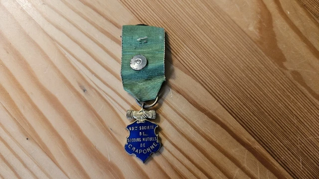 Médaille Ancienne - Sociétés De Secours Mutuels Marseille - Fondée En 1887