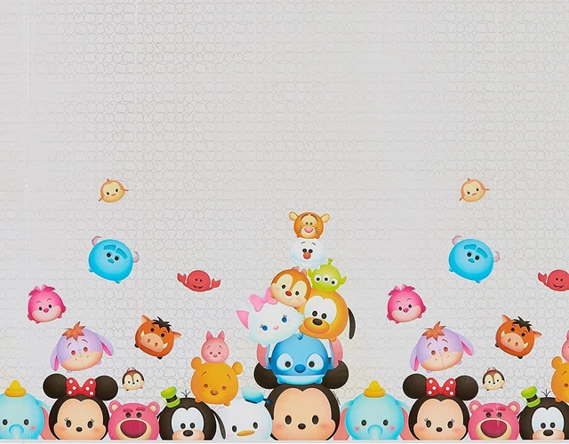 TSUM TSUM PLASTIC TABLE COVER ~ Birthday Party Supplies Decorations Cloth Disney