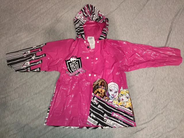 Giacca da ragazza Monster High Mattel Cappotto impermeabile con cappuccio e...