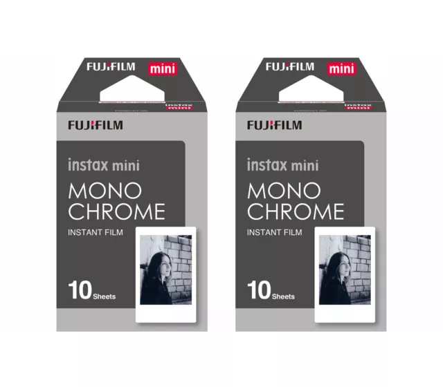 Pellicola Istantanea FujiFilm Instax Mini MONOCHROME Cp.Polaroid/Diana 20 foto G