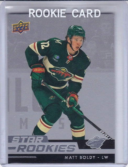 Matt Boldy 2022-23 Upper Deck Star Rookies Rc #3 Minnesota Wild