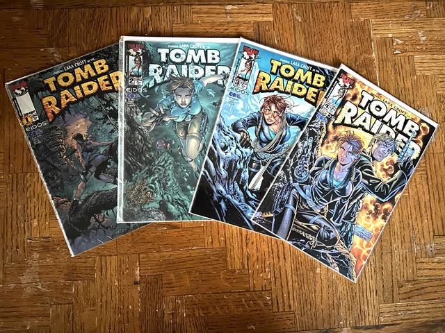 Tomb Raider Lot! 1-4  Lara Croft (1999 Top Cow/Image) Medusa Mask series VF+