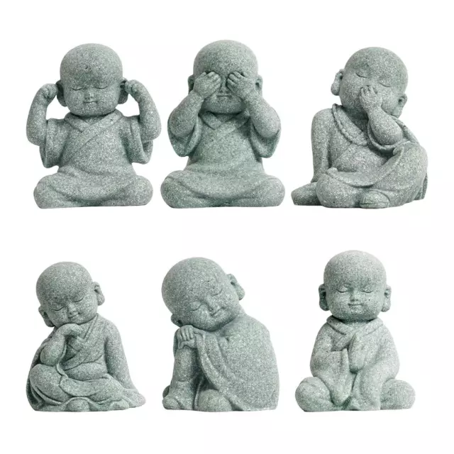 Figurines de poupée de moine bouddhiste, 1 pièce, statue voiture