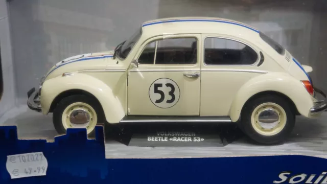 Miniature Solido neuve Die cast 1/18 Volkswagen bettle "racer 53",  800505