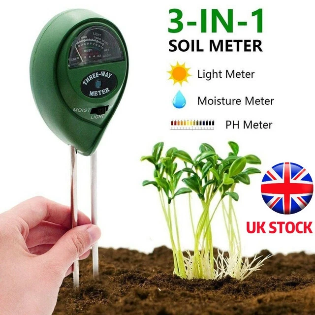 Soil PH Meter, 3-In-1 Soil Tester PH Moisture Mete... - Grandado - Foto 6