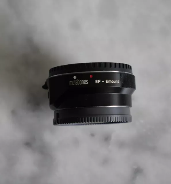 metabones ef emount : bague d'adaptation Canon EF to E-mount