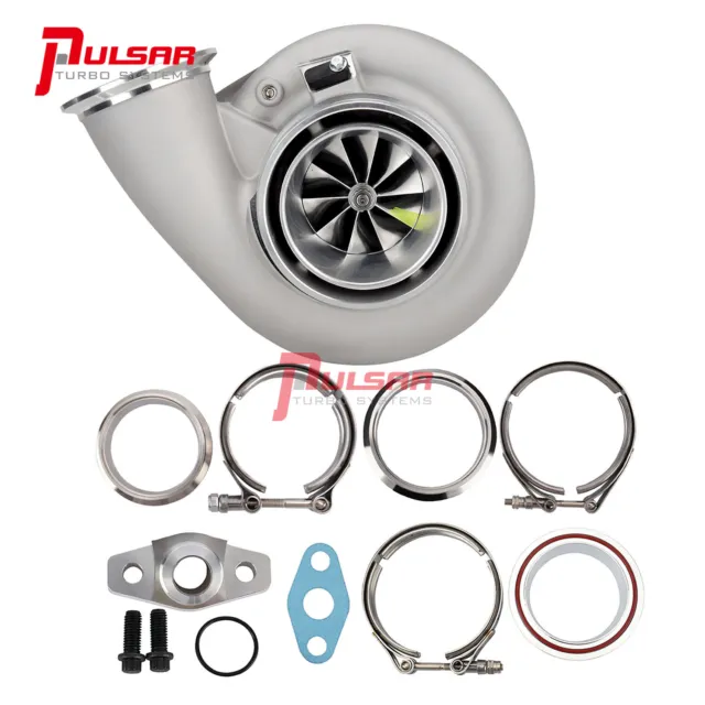 Pulsar 7975G Dual Ball Bearing Billet Wheel Turbo Vband 1.15 A/R Hp Rating 1450