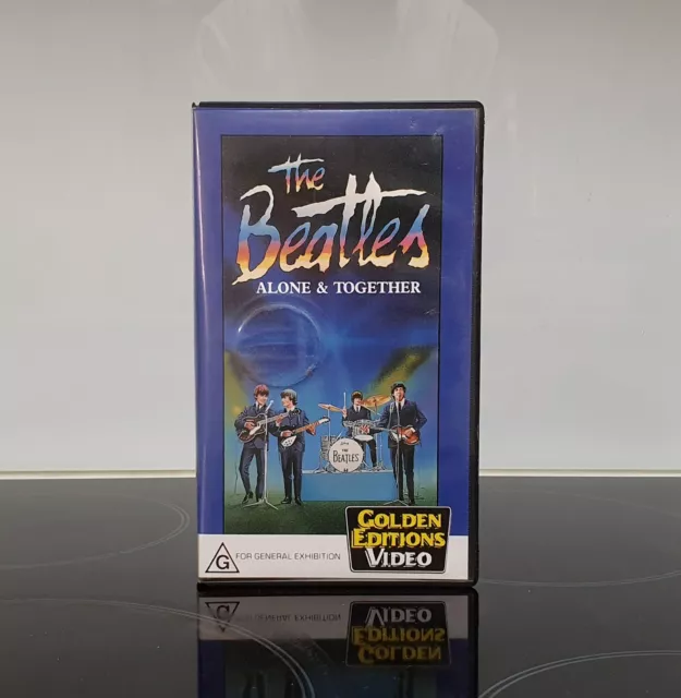 THE BEATLES 'ALONE & TOGETHER' VINTAGE VHS VIDEO TAPE - Documentary 1991