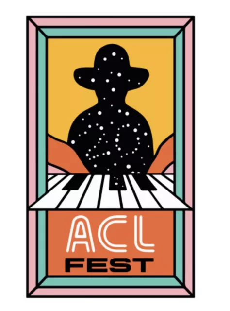 Austin City Limits Music Festival 20th Anniversary Iron On Patch ACL Merch 2021