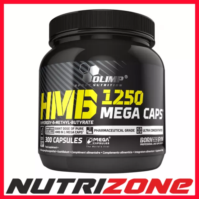 Olimp Nutrition HMB Mega Caps Muscle Training Strength Booster- 300 caps