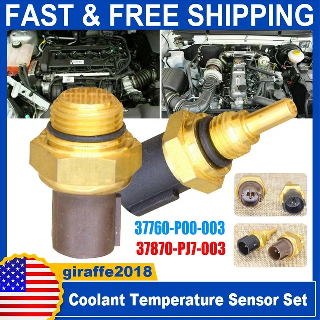 OEM SET OF 2 Cooling Fan Switch Coolant Temp Sensor Fit Honda Accord CR