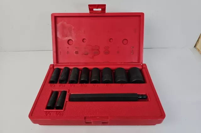 Matco Tools 79PK 11 Piece Hollow Punch Set Gasket Cutter Hole w/Case 1/4 - 1"