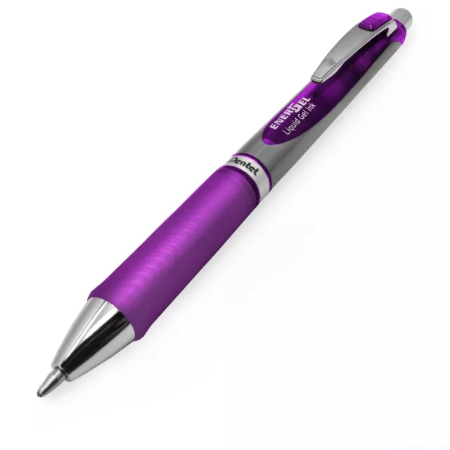 Pentel Energel BL80 Retractable Liquid Gel Ink Rollerball Pen - 1.0mm - Violet