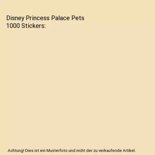 Disney Princess Palace Pets 1000 Stickers