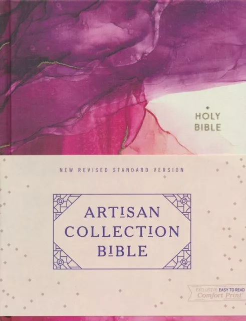 NRSV, Artisan Collection Bible, Cloth over Board, Pink, Art Gilded Edges, Comfor