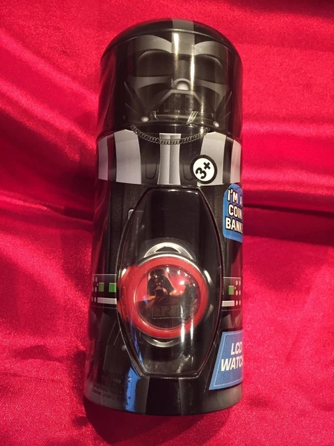 New Darth Vader Collectible LCD Watch and Coin Bank - Star Wars - The Dark Side